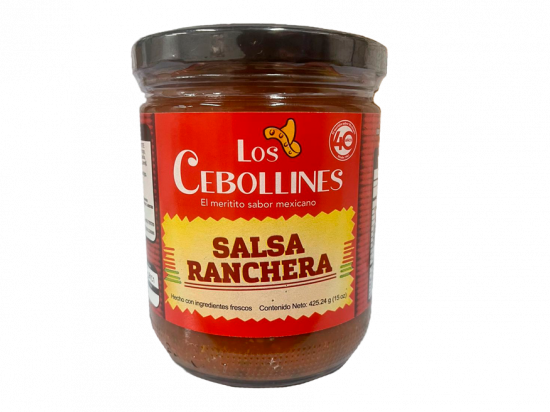 SALSA RANCHERA LOS CEBOLLINES 15 ONZ