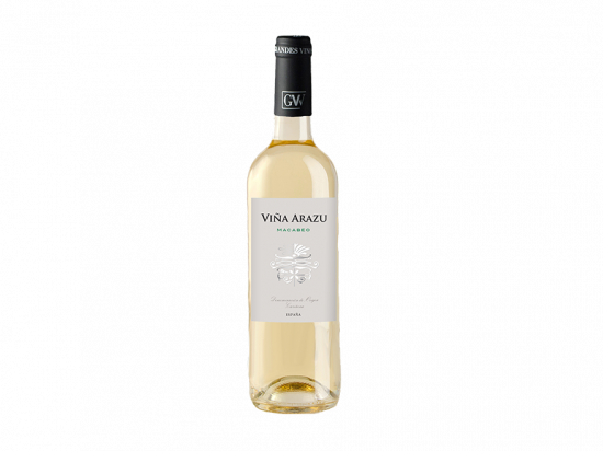 VINO BLANCO VIÑA ARAZU BLANCO MACABEO 750 ML