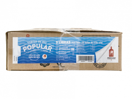 TORTA POPULAR 4 OZ 5LB
