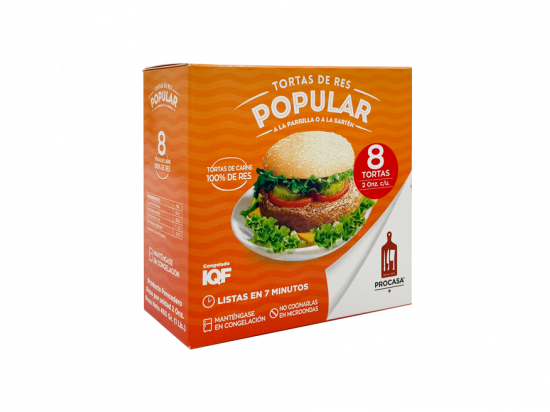 TORTA POPULAR 2 OZ, 1LB