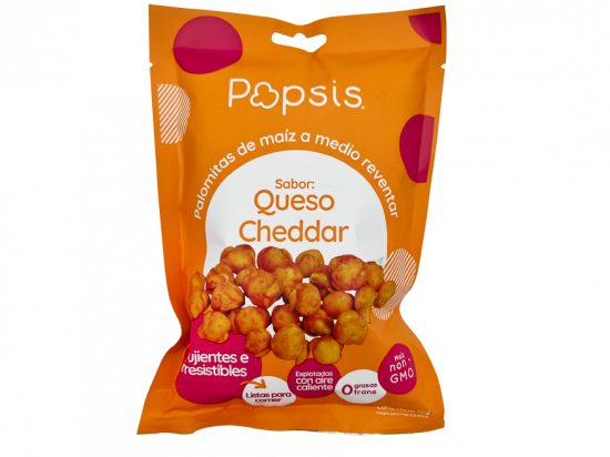 POPSIS SABOR CHEDDAR 90 GRS.