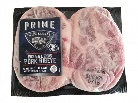 PORK BNLS RIBEYE CHOPS PRIME 2X8 OZ PRIME VILLARI