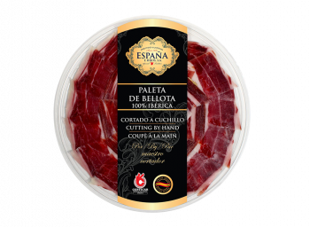 PLATO PALETA IB. BELLOTA 100% 90 GRS CORTADO A CUCHILLO