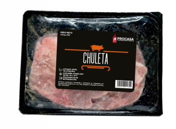 CHULETA CERDO CON HUESO 1 LB