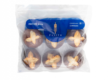PRETZEL BUN 125G BOLSA 6 UNIDADES