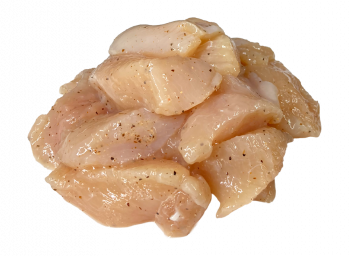 TROCITOS DE PECHUGA POLLO SAL Y PIMIENTA 1 LB