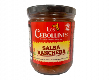SALSA RANCHERA LOS CEBOLLINES 15 ONZ